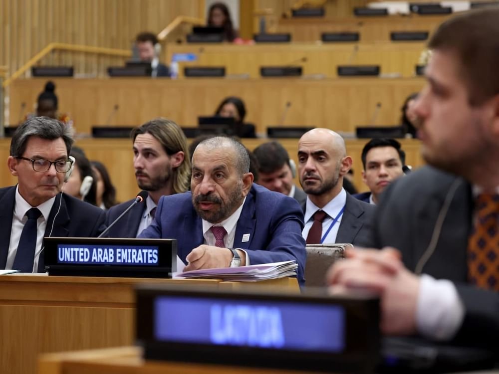 دولة الإمارات تؤكد أهمية سلاسل الإمداد والتجارة الدولية وتدفقات الطاقة في تعزيز السلام والأمن 1 دولة الإمارات تؤكد أهمية سلاسل الإمداد والتجارة الدولية وتدفقات الطاقة في تعزيز السلام والأمن