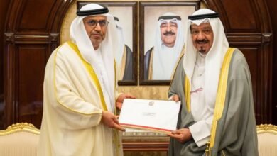 محمد بن راشد يدعو رئيس الوزراء الكويتي لحضور قمة "أسبوع أبوظبي للاستدامة" 4 محمد بن راشد يدعو رئيس الوزراء الكويتي لحضور قمة "أسبوع أبوظبي للاستدامة"