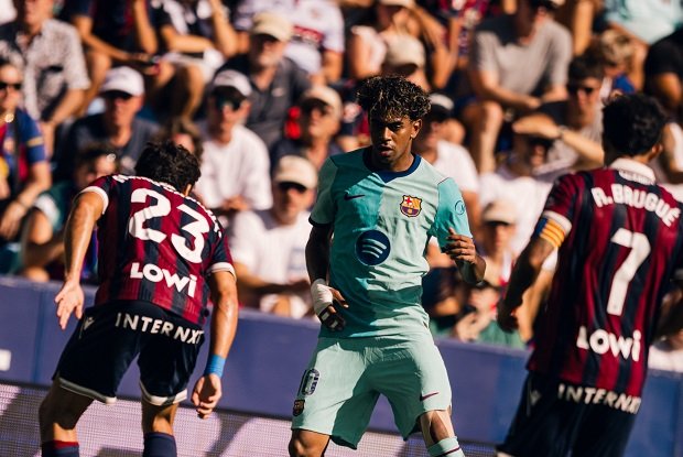 قطار برشلونة يدهس ليفانتي في الليجا 1 قطار برشلونة يدهس ليفانتي في الليجا