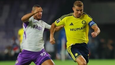 جماهير العين تستفز رونالدو بالهتاف لصالح ميسي 2 جماهير العين تستفز رونالدو بالهتاف لصالح ميسي