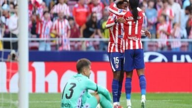 أتلتيكو مدريد يمزق شباك أوساسونا وسط غياب ألفاريز 2 أتلتيكو مدريد يمزق شباك أوساسونا وسط غياب ألفاريز
