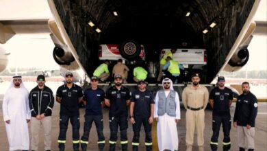 تنفيذا لتوجيهات رئيس الدولة بعثة إغاثية إماراتية تغادر إلى نيبال لإغاثة المتضررين من الفيضانات 4 تنفيذا لتوجيهات رئيس الدولة بعثة إغاثية إماراتية تغادر إلى نيبال لإغاثة المتضررين من الفيضانات