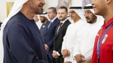 رئيس الدولة يستقبل منتخبنا الوطني لليد بعد بلوغه كأس العالم للشباب