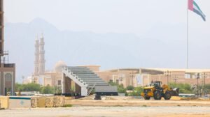 انطلاق أعمال إنشاء استاد دبا الحصن