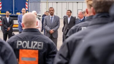 قائد الحرس الوطني يزور قيادات ووحدات الشرطة الاتحادية الألمانية