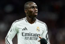 ميندي خارج قائمة ريال مدريد في دوري أبطال أوروبا