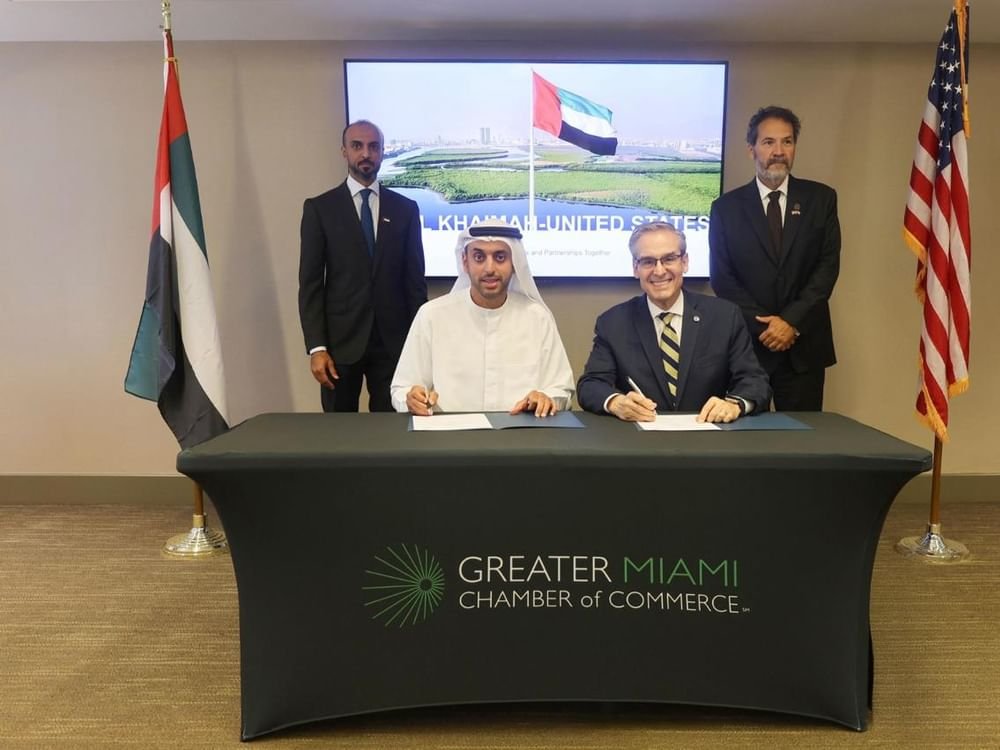 غرفتا رأس الخيمة وميامي الكبرى تعززان التعاون التجاري والاستثماري 1 غرفتا رأس الخيمة وميامي الكبرى تعززان التعاون التجاري والاستثماري