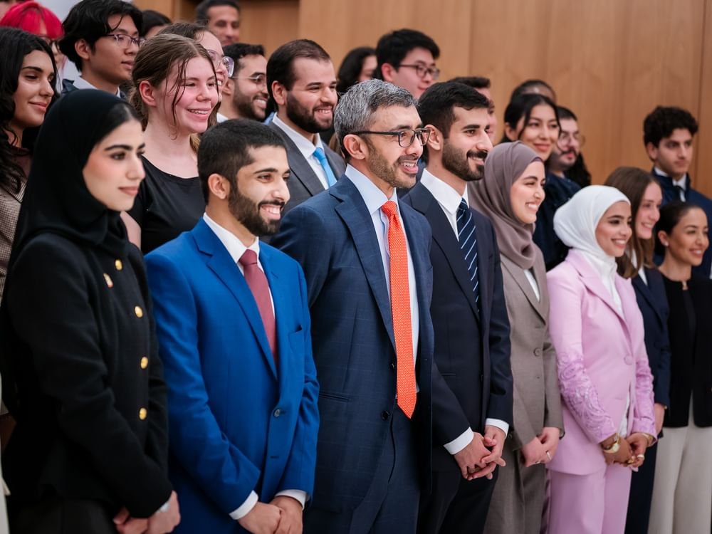 بحضور عبدالله بن زايد .. الإمارات تستضيف "حوار الشباب" على هامش الدورة الـ81 للجمعية العامة للأمم المتحدة 1 بحضور عبدالله بن زايد .. الإمارات تستضيف "حوار الشباب" على هامش الدورة الـ81 للجمعية العامة للأمم المتحدة