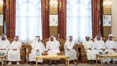 سيف بن زايد يعزي بوفاة حرم محمد بن بطي آل حامد 4 سيف بن زايد يعزي بوفاة حرم محمد بن بطي آل حامد
