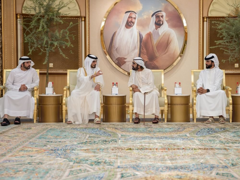 محمد بن راشد يتقبّل التعازي في وفاة أحمد بن راشد لليوم الثاني على التوالي 1 محمد بن راشد يتقبّل التعازي في وفاة أحمد بن راشد لليوم الثاني على التوالي