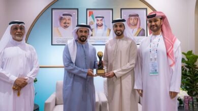 عبدالعزيز وراشد بن حميد يزوران منصة عجمان في سوق السفر العربي 2026 2 عبدالعزيز وراشد بن حميد يزوران منصة عجمان في سوق السفر العربي 2026