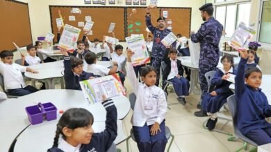 شرطة عجمان تنفذ بنجاح خطة مرورية متكاملة ضمن حملة "طريق آمن لطلابنا"
