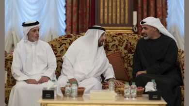 خالد بن محمد بن زايد يقدم واجب العزاء في وفاة حرم محمد بن بطي آل حامد 3 خالد بن محمد بن زايد يقدم واجب العزاء في وفاة حرم محمد بن بطي آل حامد