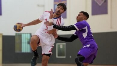 فوز الشارقة وشباب الأهلي والوصل في دوري اليد