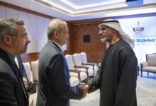 ولي عهد أبوظبي يلتقي الرئيس الإيراني على هامش قمة "بريكس" في نيودلهي 10 ولي عهد أبوظبي يلتقي الرئيس الإيراني على هامش قمة "بريكس" في نيودلهي