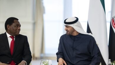 رئيس الدولة و رئيس زامبيا يبحثان تعزيز علاقات التعاون بين البلدين 3 رئيس الدولة و رئيس زامبيا يبحثان تعزيز علاقات التعاون بين البلدين