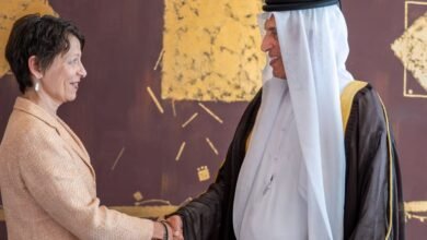 سعود بن صقر يستقبل سفيرة جمهورية سلوفينيا