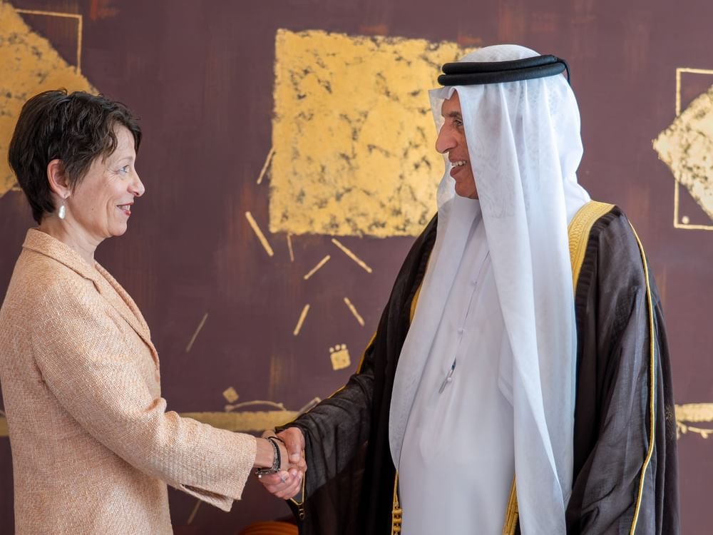 سعود بن صقر يستقبل سفيرة جمهورية سلوفينيا 1 سعود بن صقر يستقبل سفيرة جمهورية سلوفينيا