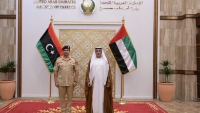 وزير الدولة لشؤون الدفاع يلتقي نائب القائد العام للقوات المسلحة العربية الليبية 3 وزير الدولة لشؤون الدفاع يلتقي نائب القائد العام للقوات المسلحة العربية الليبية