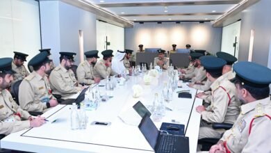 عبدالله المري يتفقد الإدارة العامة للمالية في شرطة دبي 2 عبدالله المري يتفقد الإدارة العامة للمالية في شرطة دبي