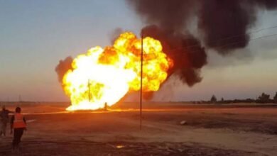 سوريا.. خروج 3 محطات كهرباء عن الخدمة إثر انفجار خط غاز 3 سوريا
