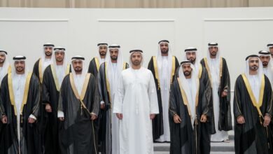 ولي عهد رأس الخيمة يحضر العرس الجماعي التاسع عشر 2 ولي عهد رأس الخيمة