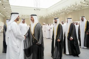 ولي عهد رأس الخيمة يحضر العرس الجماعي التاسع عشر
