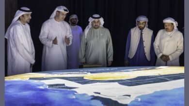 حمدان بن زايد يطلع على مستجدات مشروع رأس الحكمة في جمهورية مصر العربية
