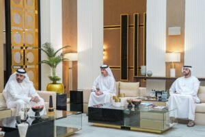 ولي عهد رأس الخيمة يطلع على خدمات ودور "الاتحاد للمعلومات الائتمانية" في القطاع المالي 2 ولي عهد رأس الخيمة يطلع على خدمات ودور "الاتحاد للمعلومات الائتمانية" في القطاع المالي