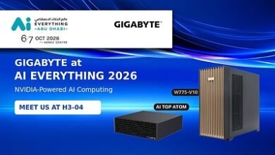 GIGABYTE تستعرض حلول الذكاء الاصطناعي المقدمة من NVIDIA من أجهزة سطح المكتب إلى أجهزة المؤسسات في معرض ومؤتمر AI Everything Abu Dhabi. .