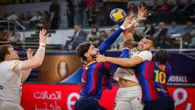 فيزبريم المجري يجرد برشلونة من كأس العالم لليد 2 فيزبريم المجري يجرد برشلونة من كأس العالم لليد