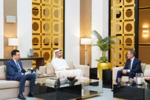 ولي عهد رأس الخيمة يستقبل حاكم مقاطعة خوارزم الأوزبكية 3 ولي عهد رأس الخيمة يستقبل حاكم مقاطعة خوارزم الأوزبكية