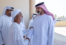 عمار بن حميد يقدم واجب العزاء في وفاة محمد علي السويحي