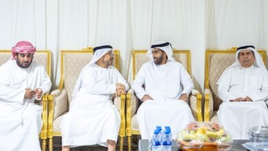 خالد بن سعود يعزي في وفاة والدة المستشار حسن الحبسي 2 خالد بن سعود