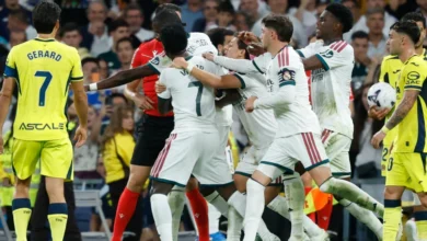 ريال مدريد يغرق غواصات فياريال بقذيفة ديوماندي 2 ريال مدريد يغرق غواصات فياريال بقذيفة ديوماندي
