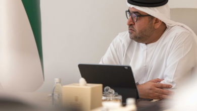 محمد بن حمدان بن زايد يستقبل وفداً من هيئة أبوظبي للزراعة والسلامة الغذائية 2 محمد بن حمدان بن زايد