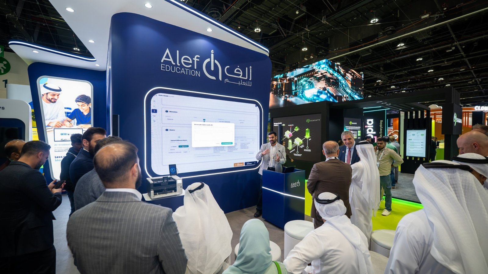 "ألف للتعليم" تستقطب اهتماماً دولياً بحلولها التعليمية المدعومة بالذكاء الاصطناعي 1 ألف للتعليم