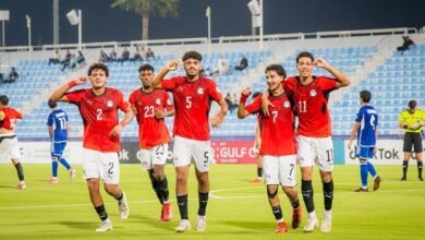 مصر تحبط الكويت بثلاثية في كأس الخليج للناشئين