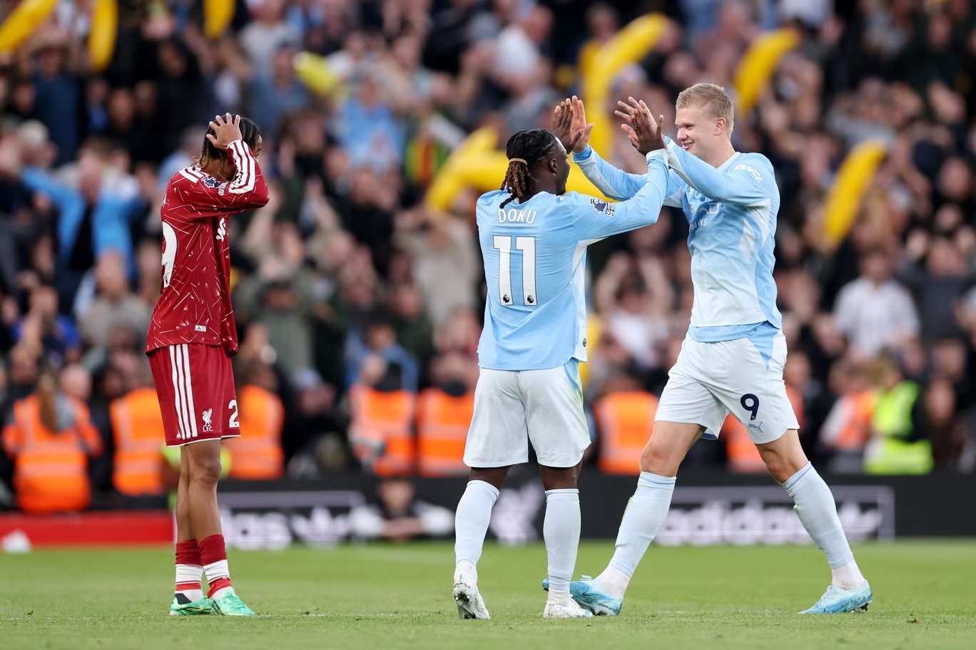 قطار مانشستر سيتي يدهس ليفربول في البريميرليج 1 قطار مانشستر سيتي يدهس ليفربول في البريميرليج