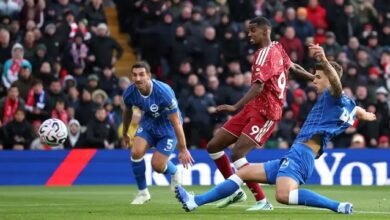ليفربول يضرب برايتون بثنائية نظيفة في أنفيلد