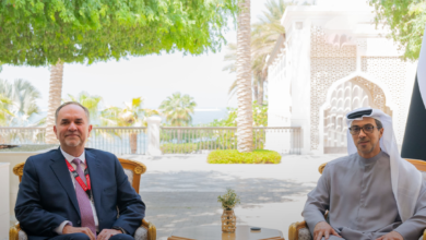 منصور بن زايد يستقبل وزير العدل الأردني 7 منصور بن زايد