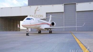 Falcon Luxe تسلّط الضوء على طائرة T7-AFZ، تحفة أسطول طائراتها الفاخرة من طراز Global 7500