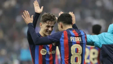 جافي يقلد نجم برشلونة بتصرف مثير 2 جافي وبيدري