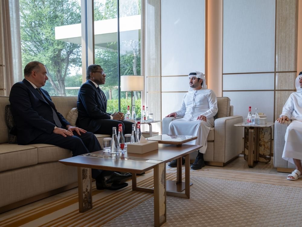 مكتوم بن محمد يلتقي رئيس الأعمال الدولية في "بنك أوف أمريكا" أبرز المؤسسات المالية في العالم 1 مكتوم بن محمد يلتقي رئيس الأعمال الدولية في "بنك أوف أمريكا" أبرز المؤسسات المالية في العالم