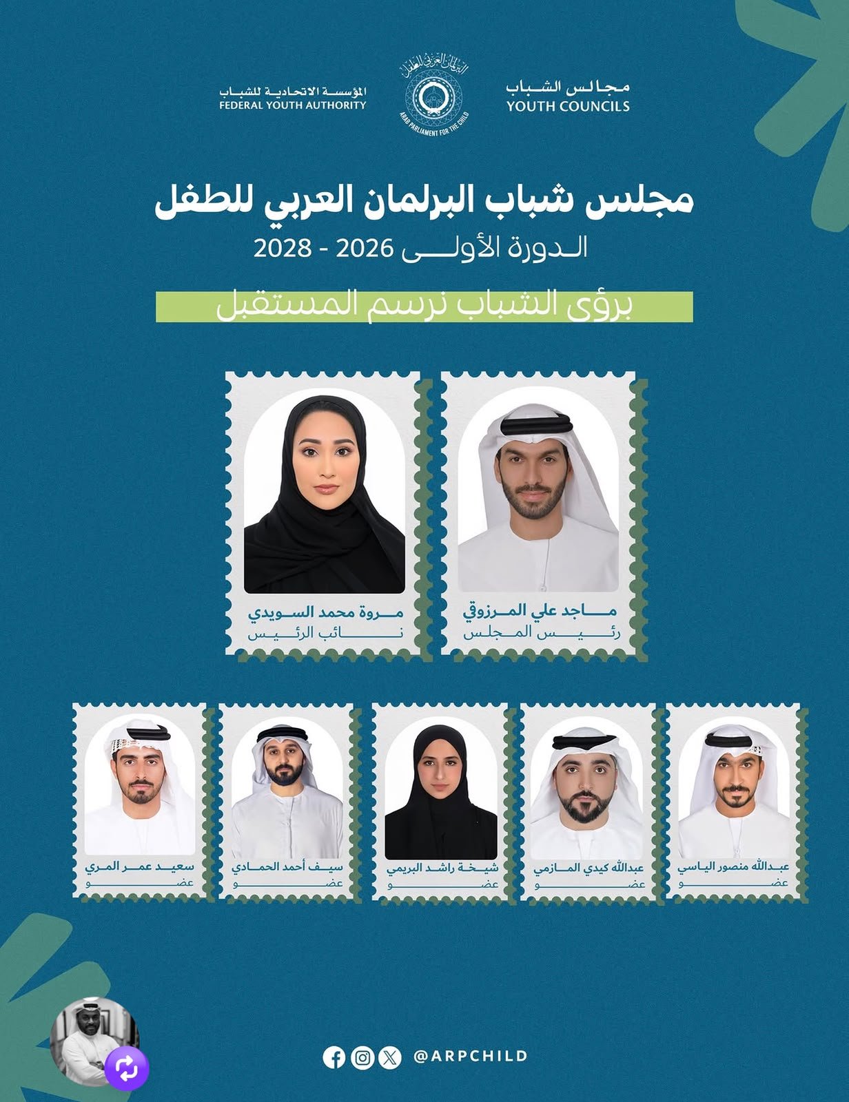 البرلمان العربي للطفل يعلن تشكيل مجلس شبابه للدورة الأولى 2026–2028 بالتعاون مع المؤسسة الاتحادية للشباب لتعزيز المشاركة الشبابية 1 البرلمان العربي