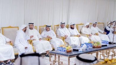 ولي عهد رأس الخيمة يقدم واجب العزاء في وفاة والدة المستشار حسن الحبسي 2 ولي عهد رأس الخيمة يقدم واجب العزاء في وفاة والدة المستشار حسن الحبسي