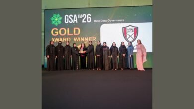 "مالية الفجيرة" تتوج بجائزة ذهبية في حوكمة البيانات 2 "مالية الفجيرة" تتوج بجائزة ذهبية في حوكمة البيانات