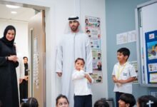 أحمد بن سعود المعلا يفتتح مجمع زايد التعليمي في أم القيوين