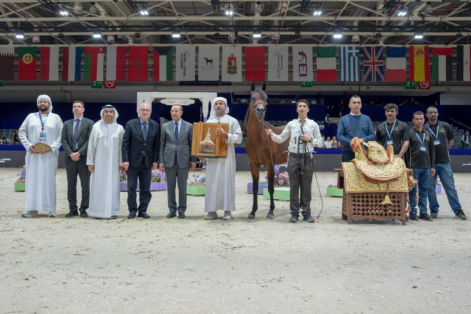 المرابط الإماراتية تحصد 12 لقباً في بطولة المغرب لجمال الخيل العربية 1 المرابط الإماراتية تحصد 12 لقباً في بطولة المغرب لجمال الخيل العربية