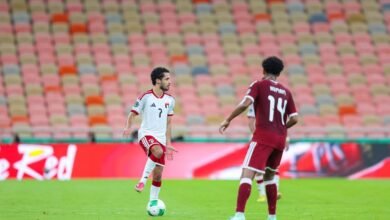 هدف واحد يفصل منتخب الإمارات عن معادلة أفضل حصيلة تهديفية في «خليجي» 2 هدف واحد يفصل منتخب الإمارات عن معادلة أفضل حصيلة تهديفية في «خليجي»